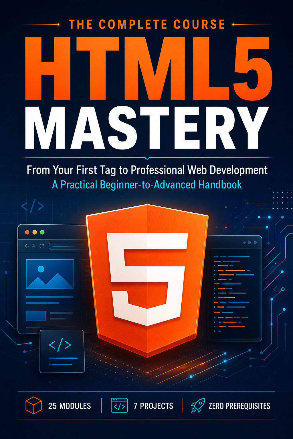 THE COMPLETE COURSE  HTML5 Mastery ebook cover