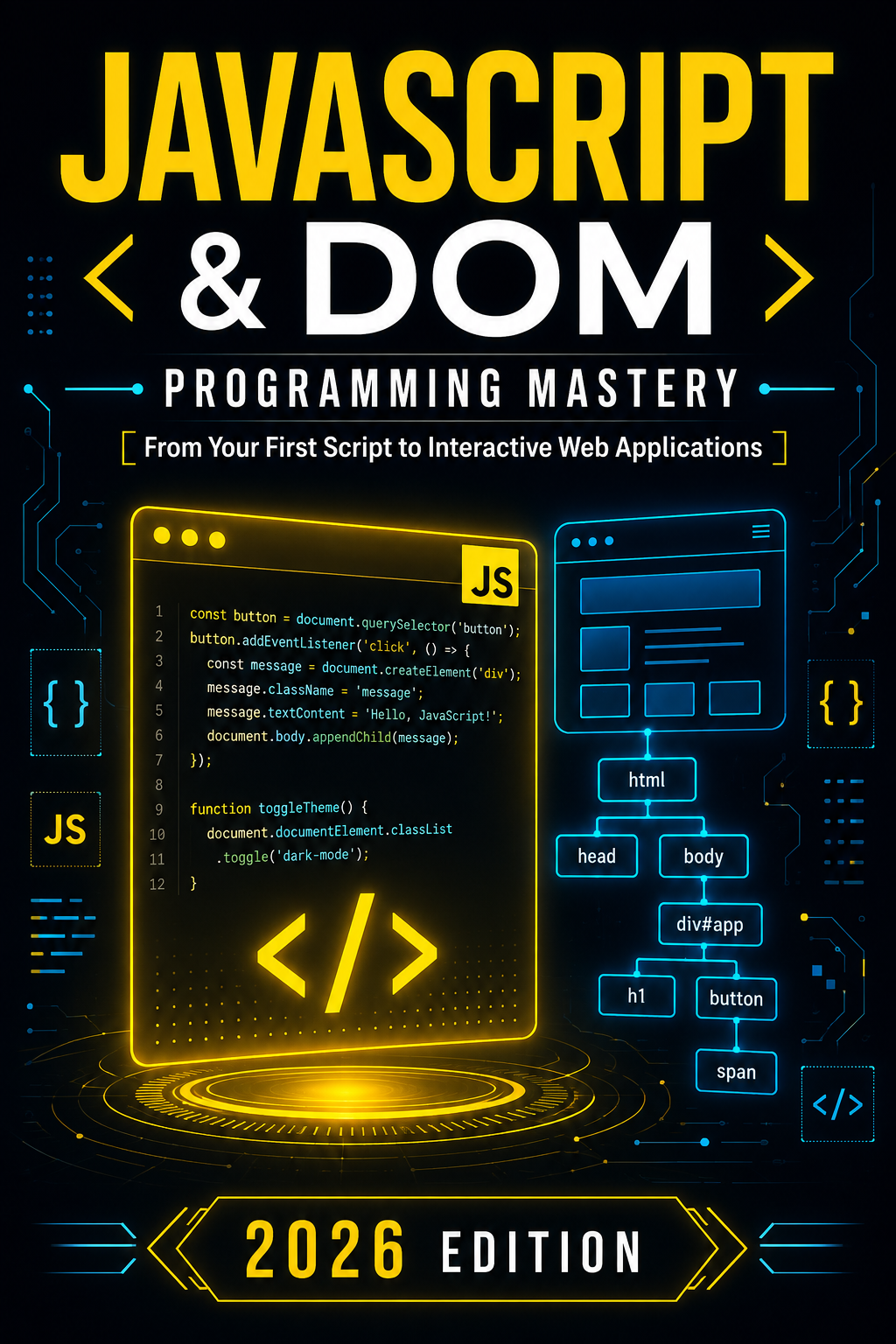 JavaScript & DOM Programming Mastery ebook cover